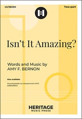 Isn't It Amazing? Two-Part choral sheet music cover